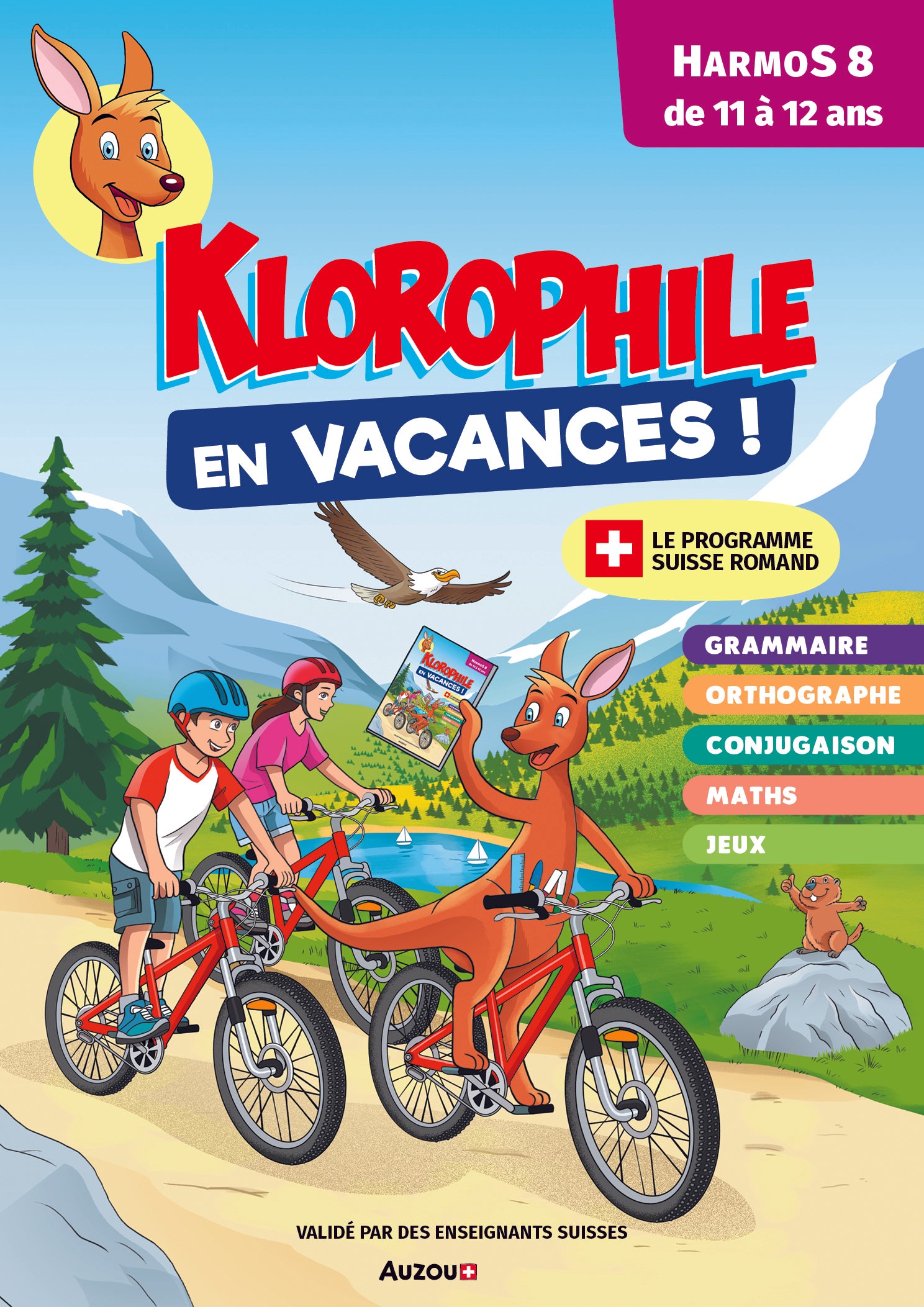 20 jours en vacances, Klorophile - Maths et Français - 8P. Cahiers de vacances OLF