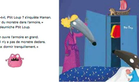 P'tit Loup a peur du noir Livres OLF