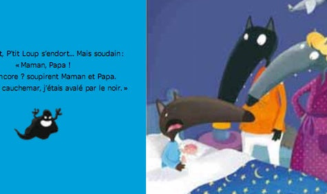 P'tit Loup a peur du noir Livres OLF