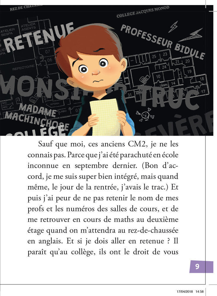 Les enquêtes d'Anatole Bristol T.9: Mission collège 7-8 et 9P Livres OLF