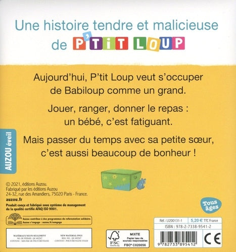 P'tit Loup aime sa petite sœur Livres OLF