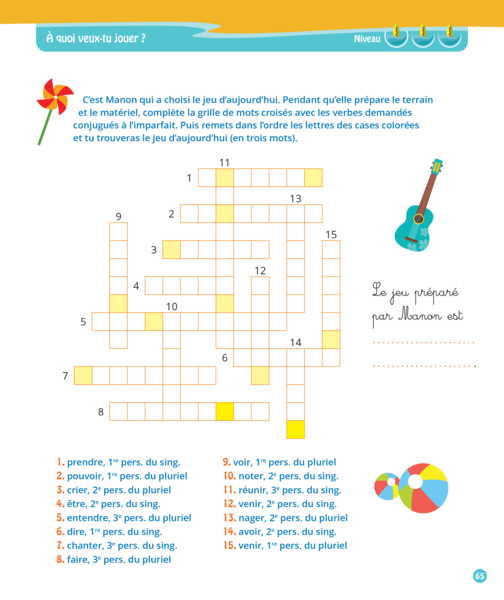 Mon gros cahier de jeux d'été Cahiers de jeux OLF