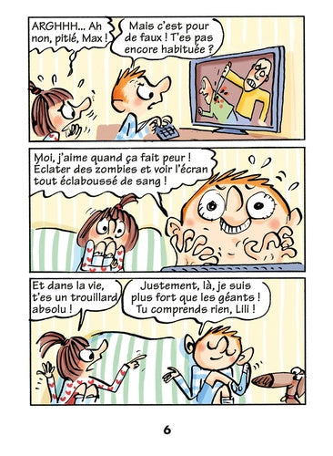 Max et Lili ont peur des images violentes Livres OLF