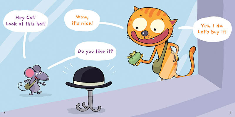 Cat And Mouse - Let's go shopping - Niveau 2 - J'apprends l'Anglais avec Cat And Mouse Livres servidis