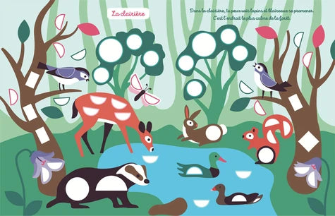 La nature: 1000 premières gommettes formes Cahiers de jeux OLF