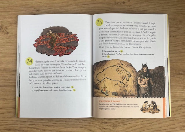 Tu es le héros - Chasseur des glaces: dans la peau d'un Cro-Magnon Livres OLF