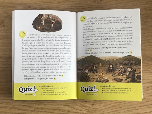 Tu es le héros - Chasseur des glaces: dans la peau d'un Cro-Magnon Livres OLF