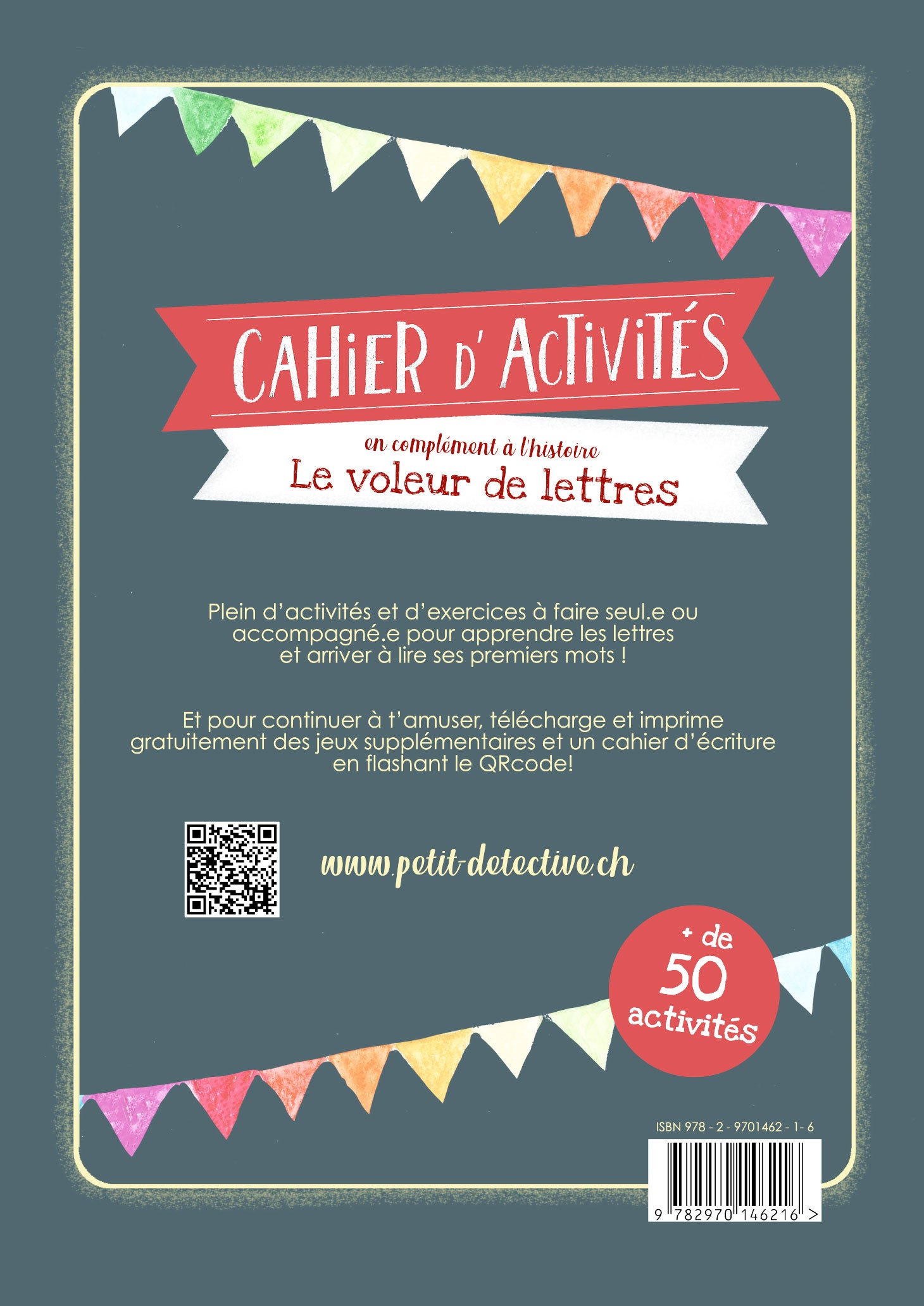 Mon grand cahier d'activités - Le voleur de lettres - Dès la 1ère harmos Cahiers de jeux La family shop