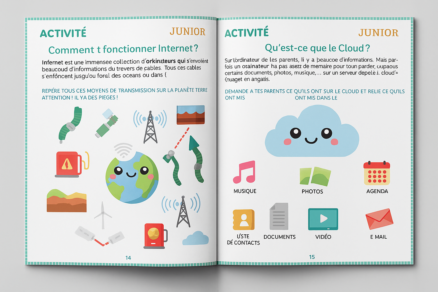 Mon premier cahier d'activités sur la programmation Cahiers de jeux La Family Shop