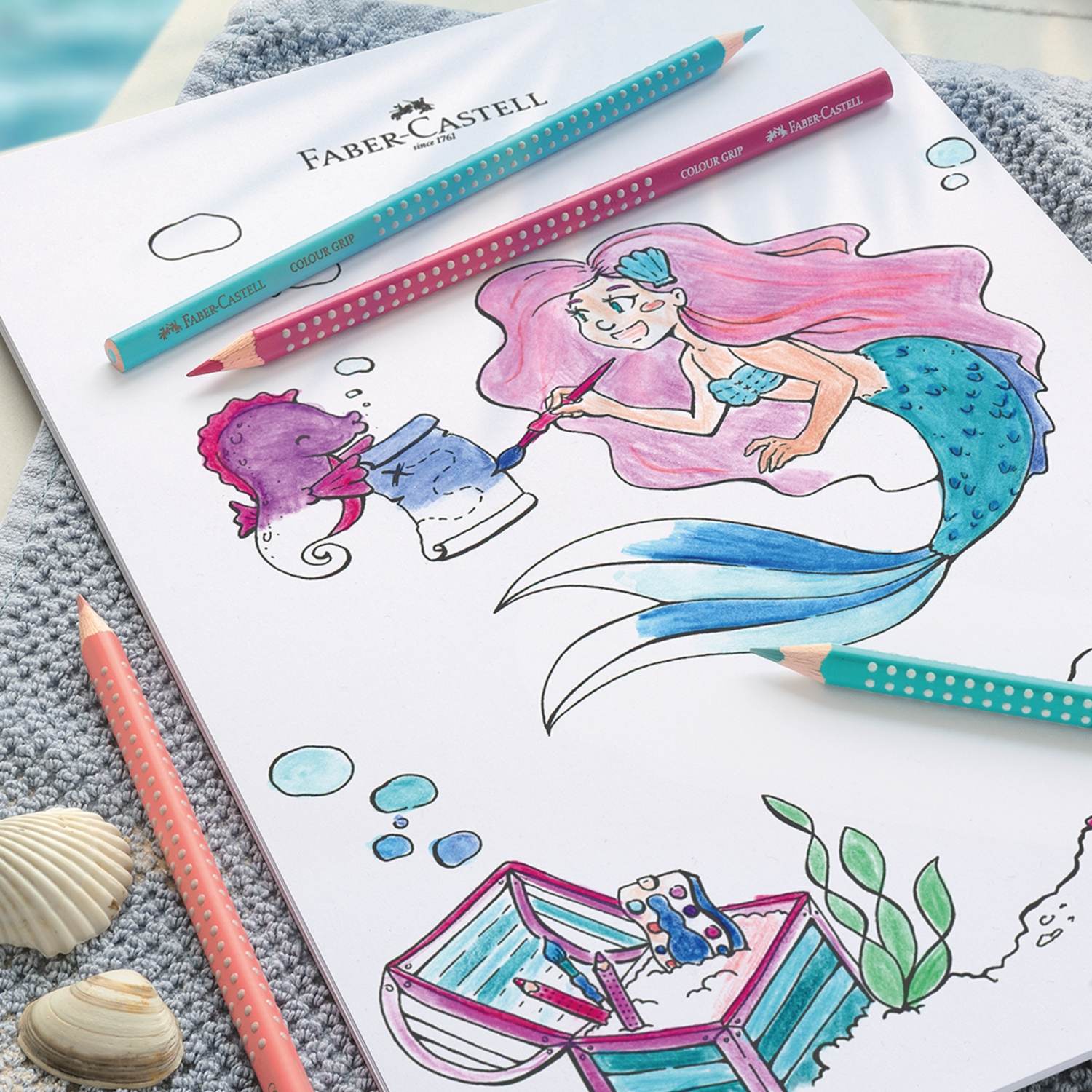 Crayons de couleur FABER-CASTELL - prise en main sûre Jeux & loisirs créatifs Opitec