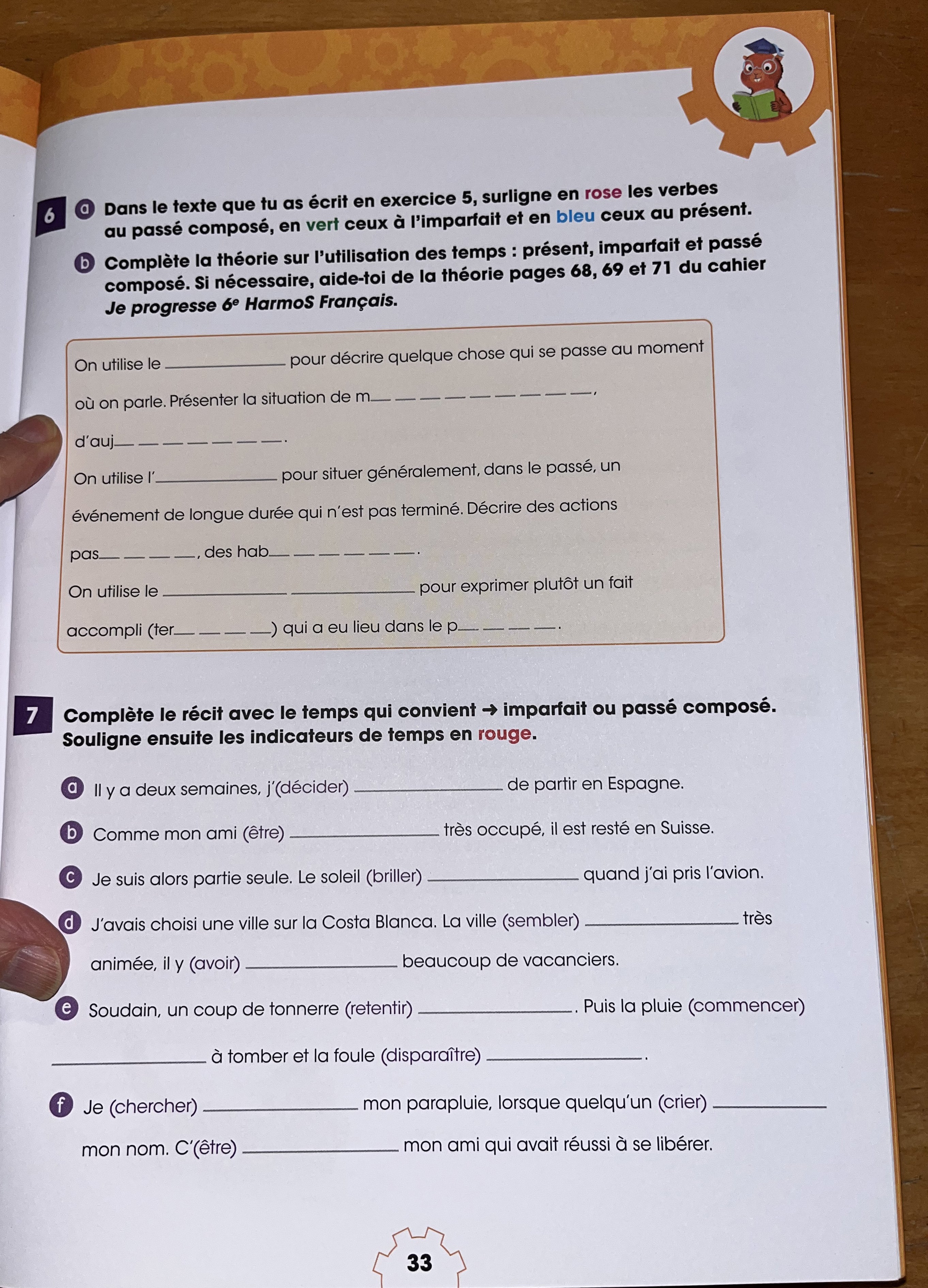 6e HarmoS - Cahier de préparation aux épreuves communes de français (ECR) Appuis scolaires Auzou - OLF
