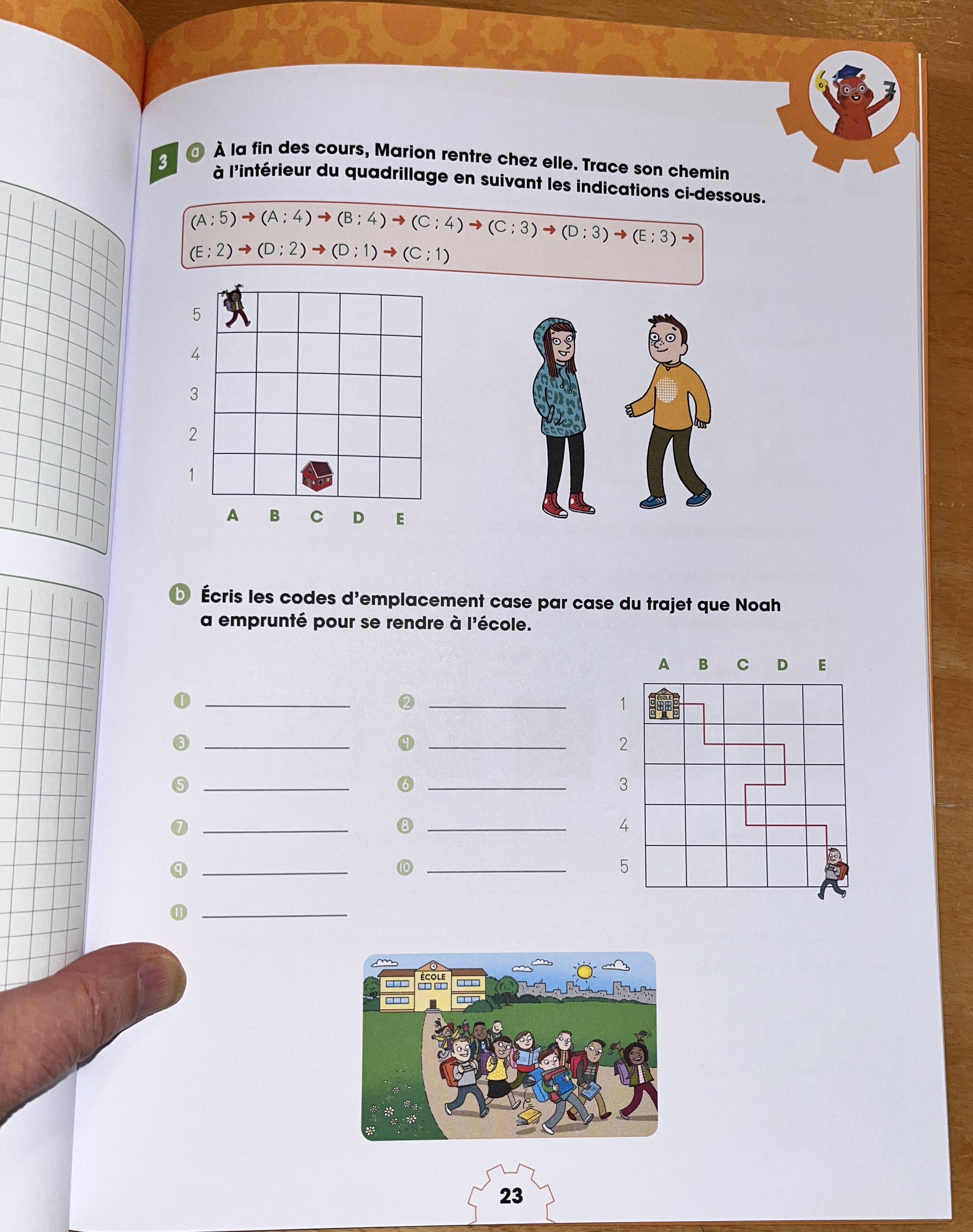 6e HarmoS - Cahier de préparation aux épreuves communes de maths (ECR) Appuis scolaires Auzou - OLF