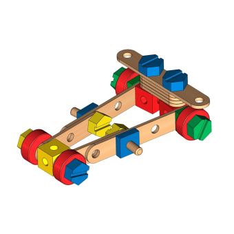 Jeu de construction en bois pour enfants – Construction et imagination - dès 3 ans