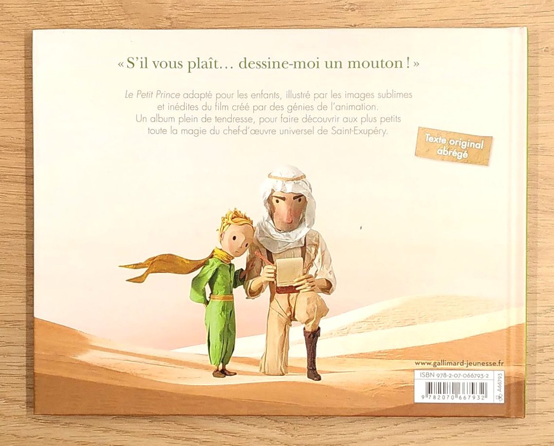Le Petit Prince raconté aux enfants Livres La family shop