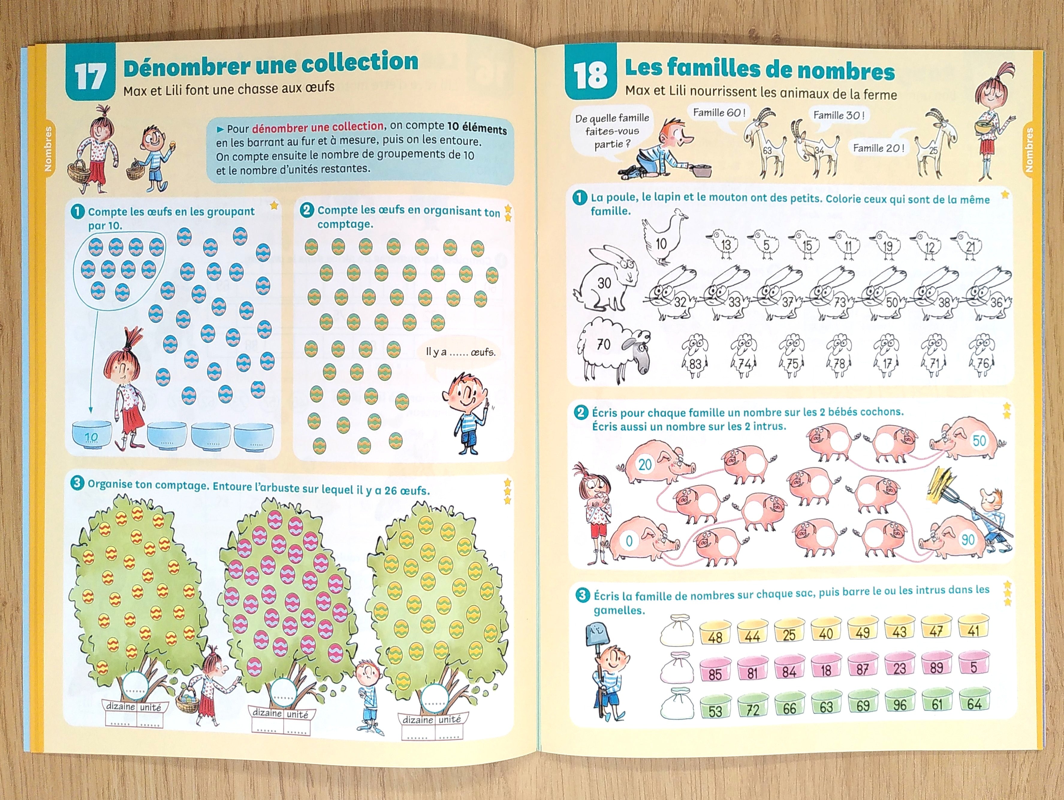 3P HarmoS - Max et Lili t'accompagnent à l'école - Maths Appuis scolaires La family shop