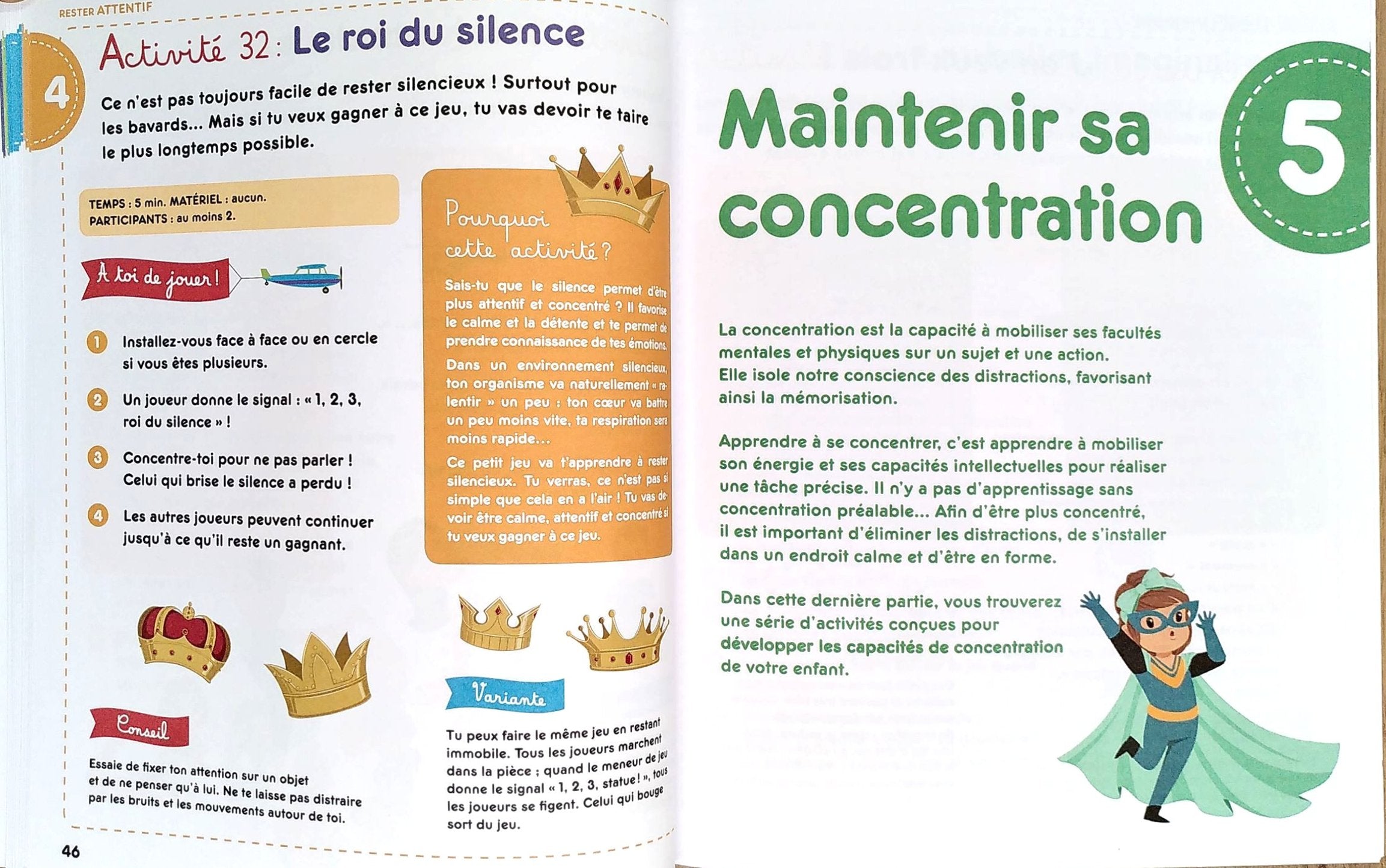 Cahier de jeux: 50 activités bienveillantes pour mieux se concentrer - 6-9 ans Cahiers de jeux OLF - Larousse (1.- de +)