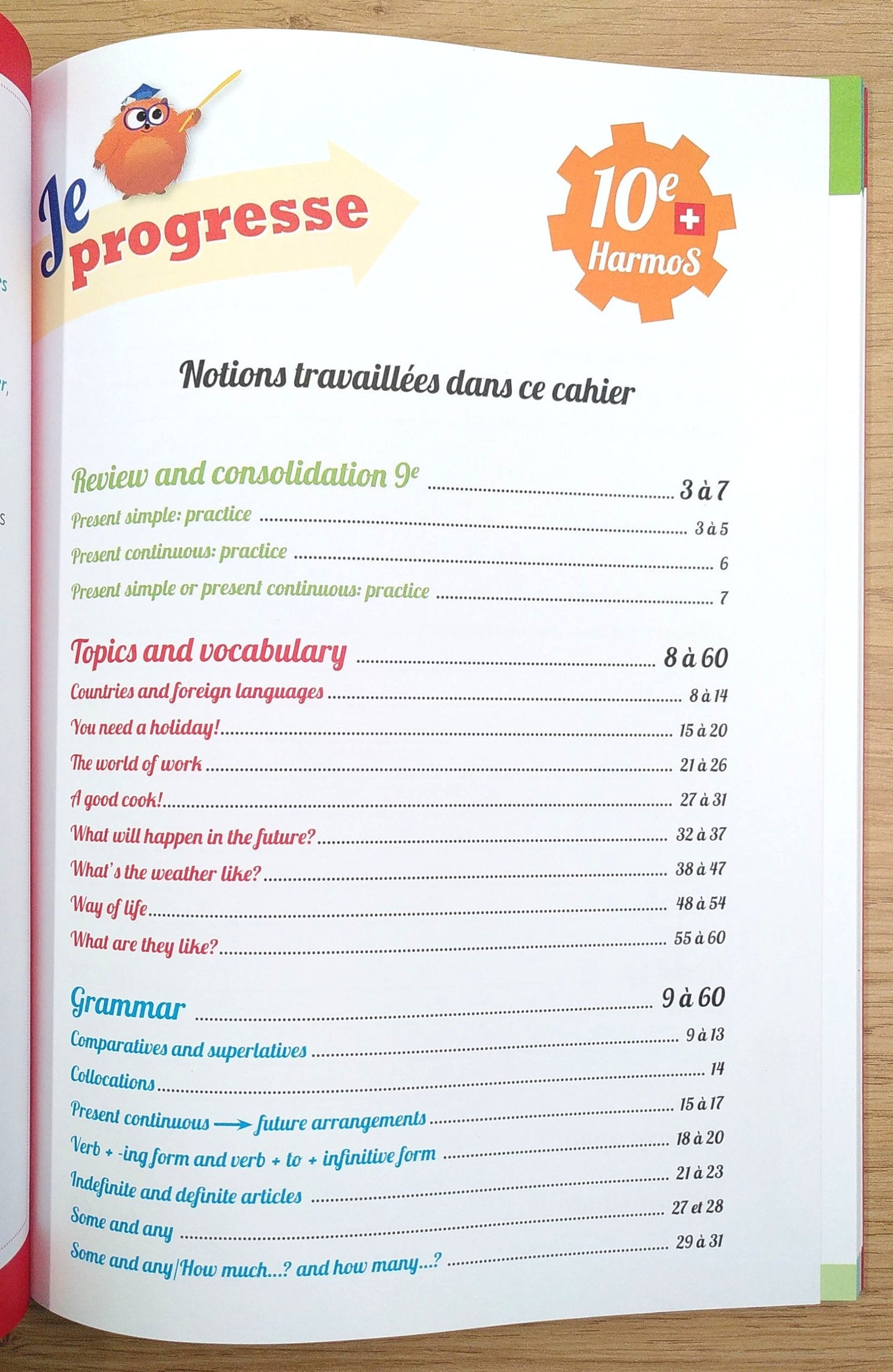 10ème harmoS - Je progresse en Anglais. Appuis scolaires OLF