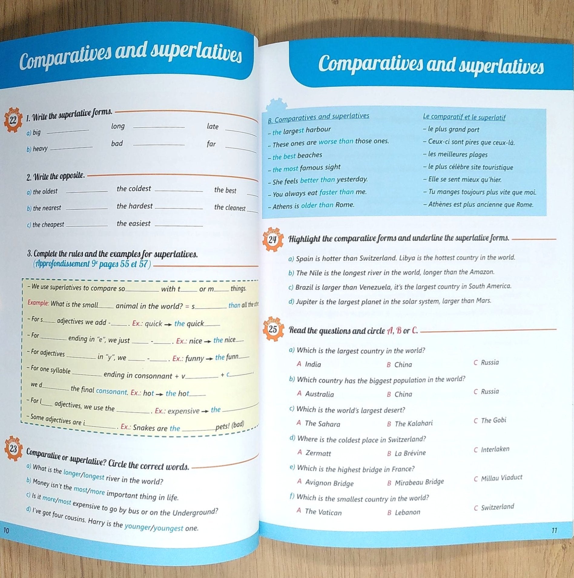 10ème harmoS - Je progresse en Anglais. Appuis scolaires OLF