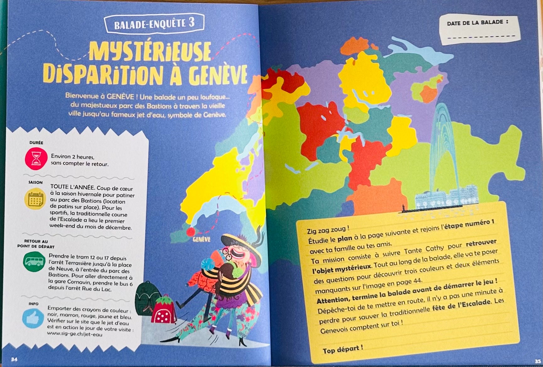 Visite la Suisse avec Maëlys et Lucien - Dès 8 ans Livres OLF
