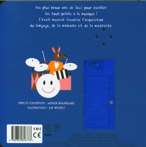 Mon livre musical de JAZZ Livres La family shop