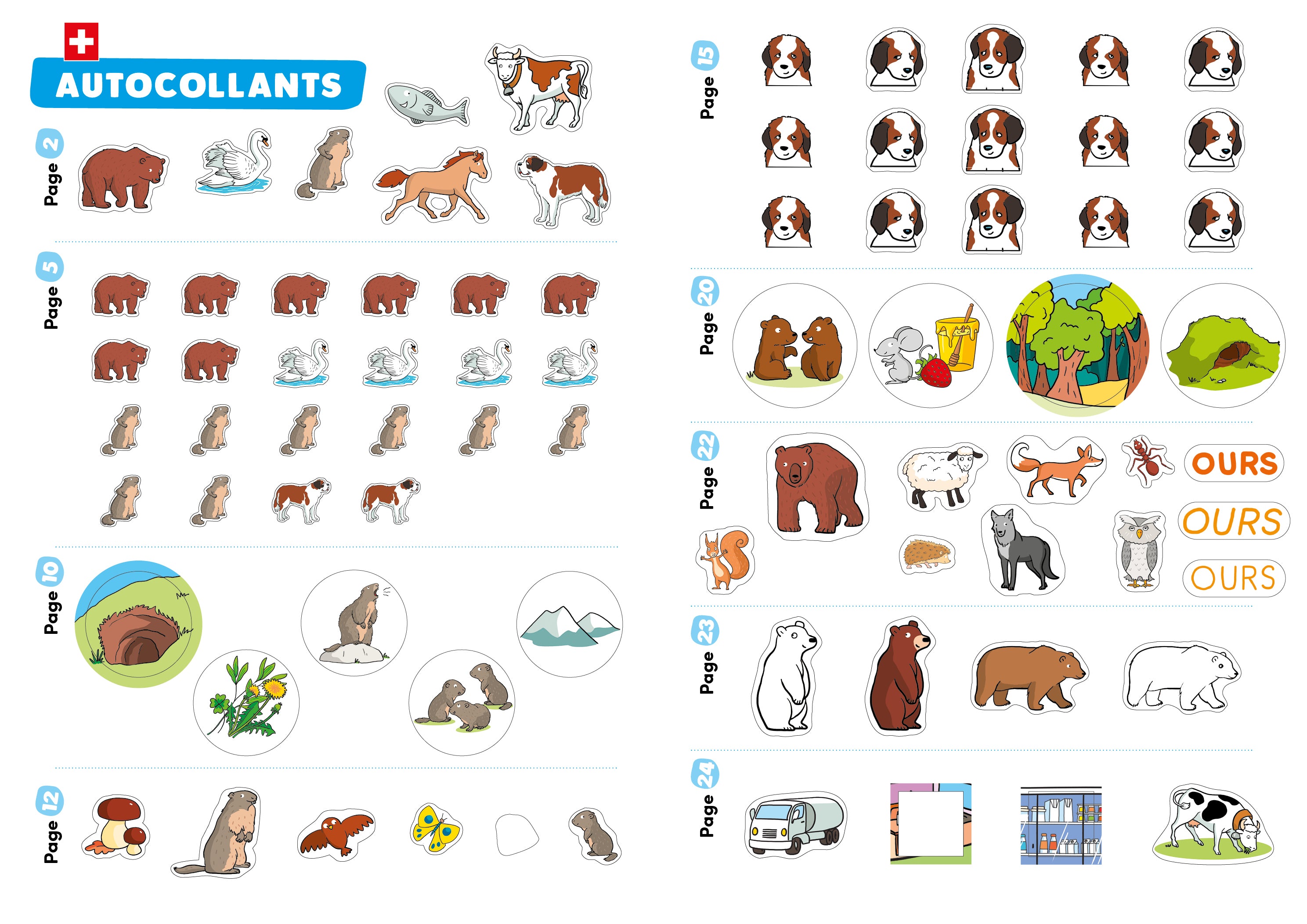 15 jours en vacances, Klorophile - Maths et Français - Harmos1. Cahiers de vacances OLF