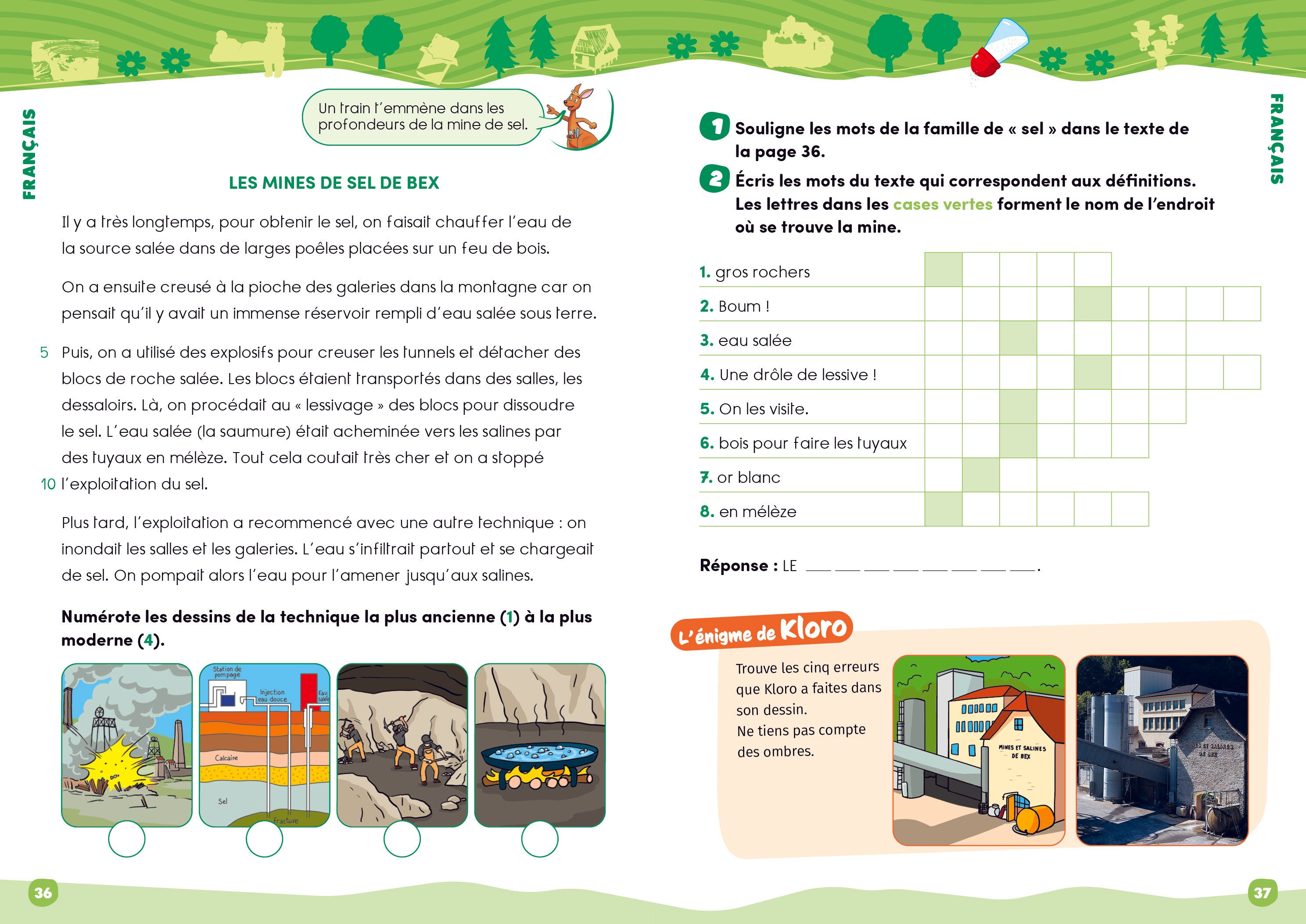 15 jours en vacances, Klorophile - Maths et Français - 5P. Cahiers de vacances OLF