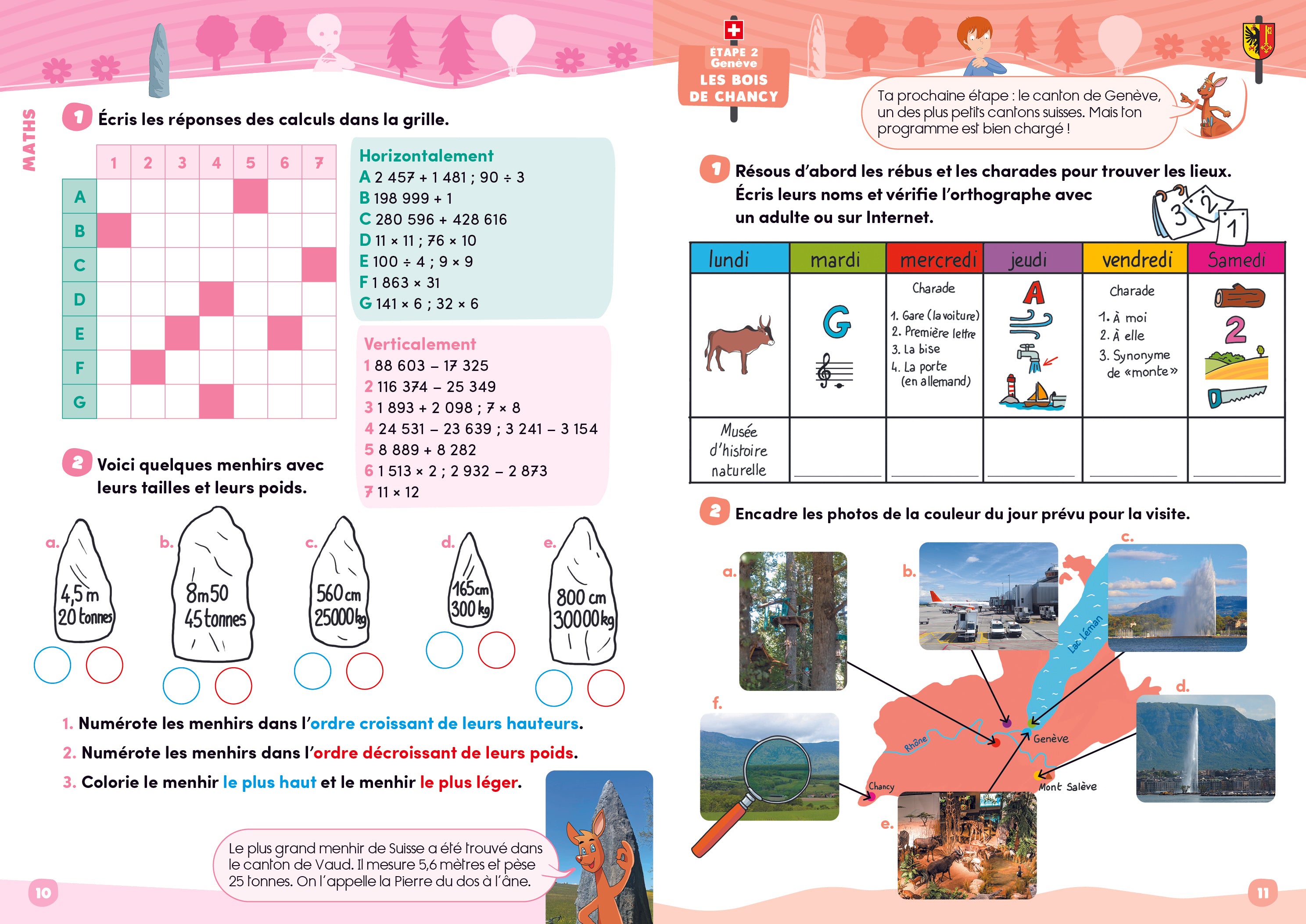 15 jours en vacances, Klorophile - Maths et Français - 6P. Cahiers de vacances OLF