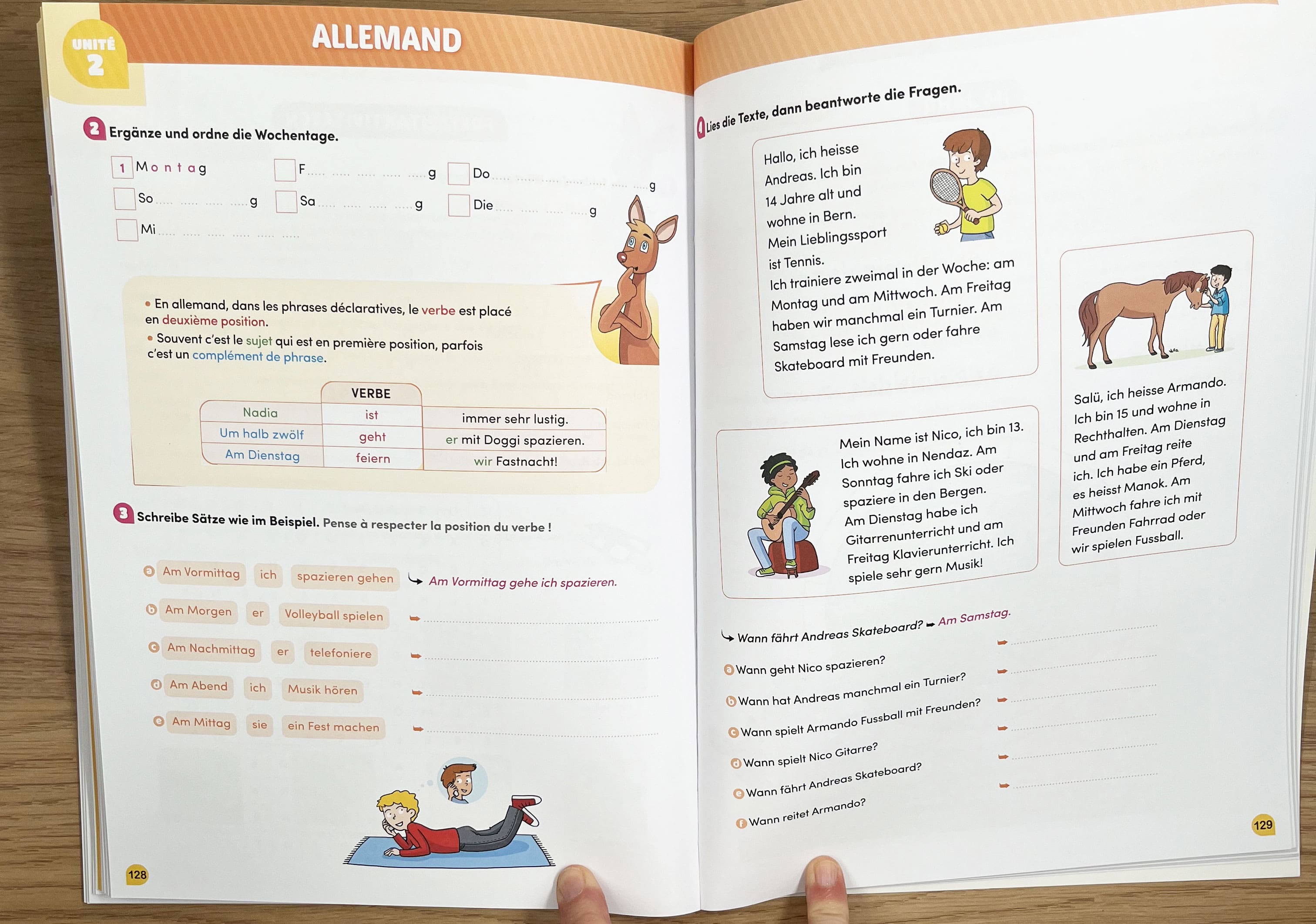 Mon année de 7P - Klorophile - Maths - Français - Allemand - Anglais - 7ème harmos Appuis scolaires OLF