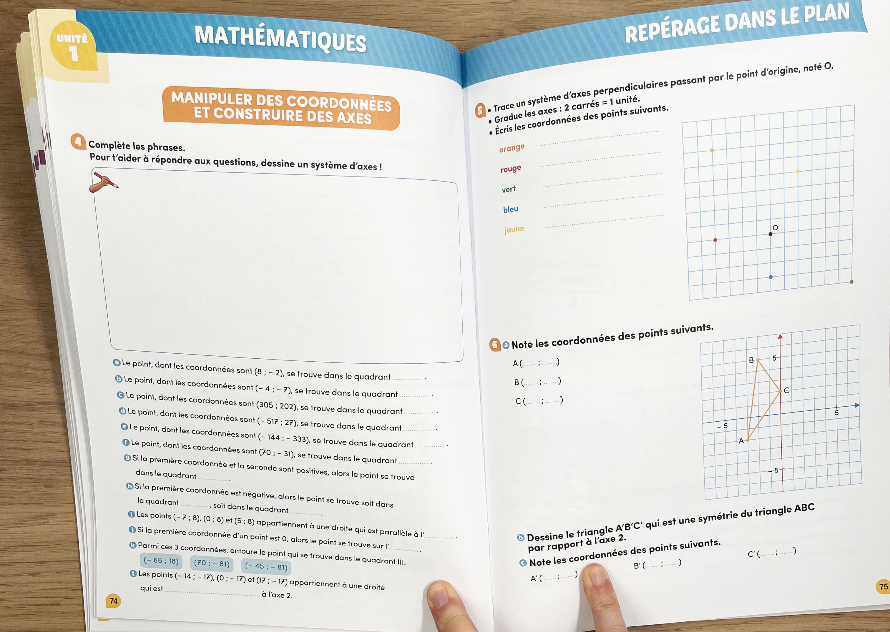 Mon année de 7P - Klorophile - Maths - Français - Allemand - Anglais - 7ème harmos Appuis scolaires OLF