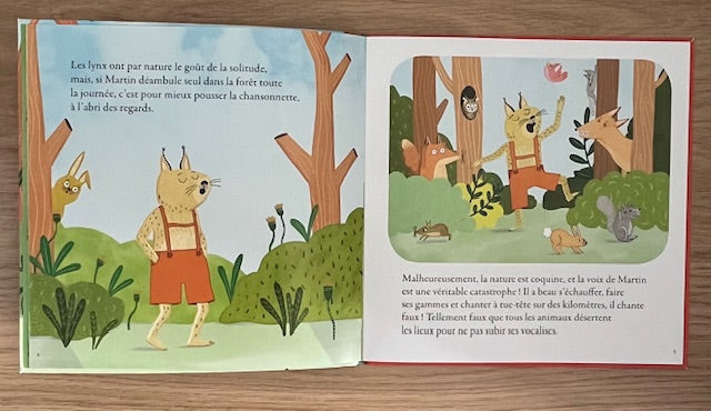 Martin le Lynx chante le yodel Livres OLF