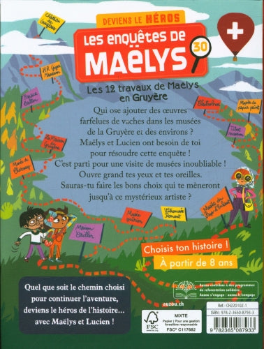 Les enquêtes de Maëlys - T30 : les 12 travaux de Maëlys en Gruyère - Dès 8 ans Livres La family shop