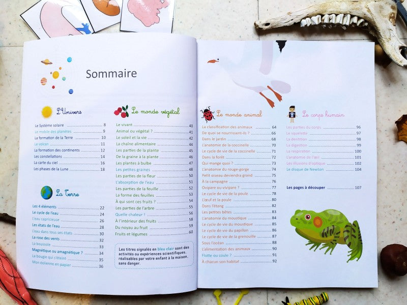 Mon grand cahier Montessori de découverte des sciences Montessori & Steiner OLF