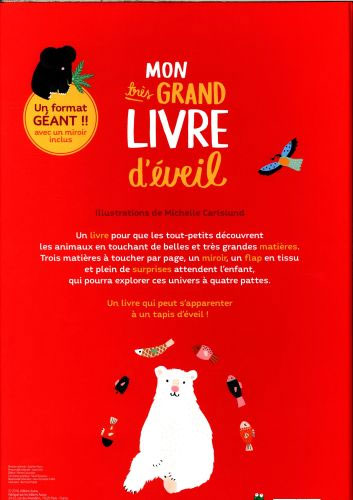 Mon très grand livre d'éveil pour tout-petits. Les animaux Livres OLF