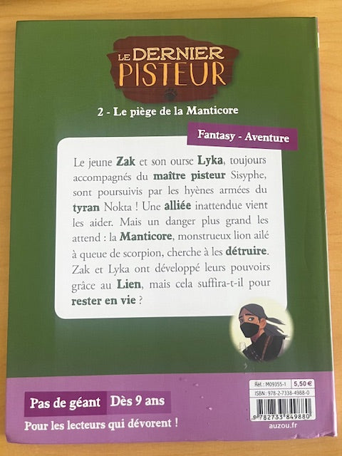 Le dernier pisteur - T2 : Le piège de la Manticore Livres OLF