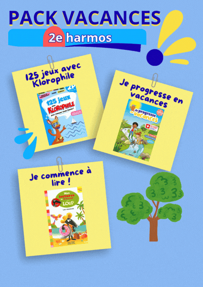 Pack Vacances : 2e harmos