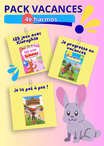 Pack Vacances : 4e harmos
