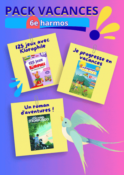 Pack Vacances : 6e harmos