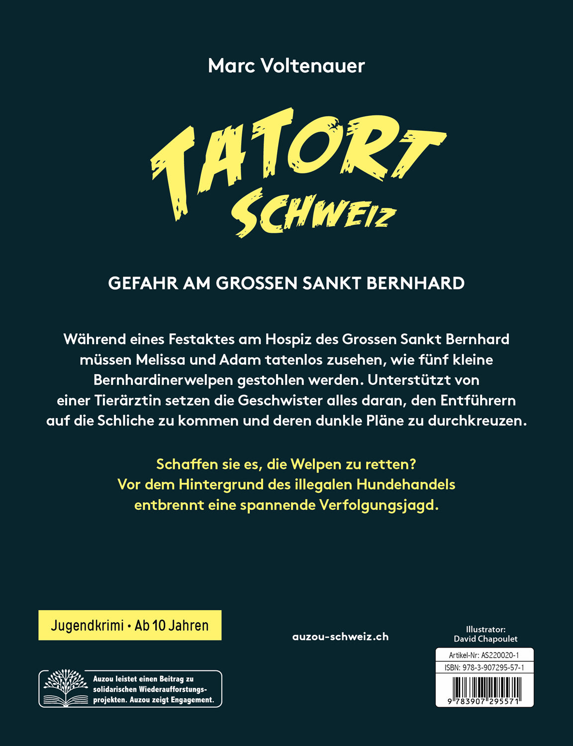 Péril au Grand-Saint-Bernard en allemand - Frissons suisses - Polar pour ados - Dès 10 ans Livres OLF
