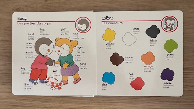 T'Choupi, mon imagier français-anglais Livres OLF