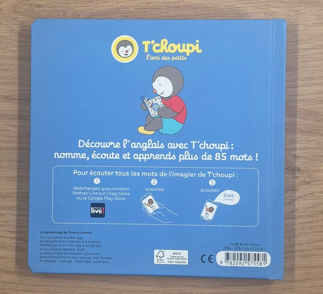 T'Choupi, mon imagier français-anglais Livres OLF