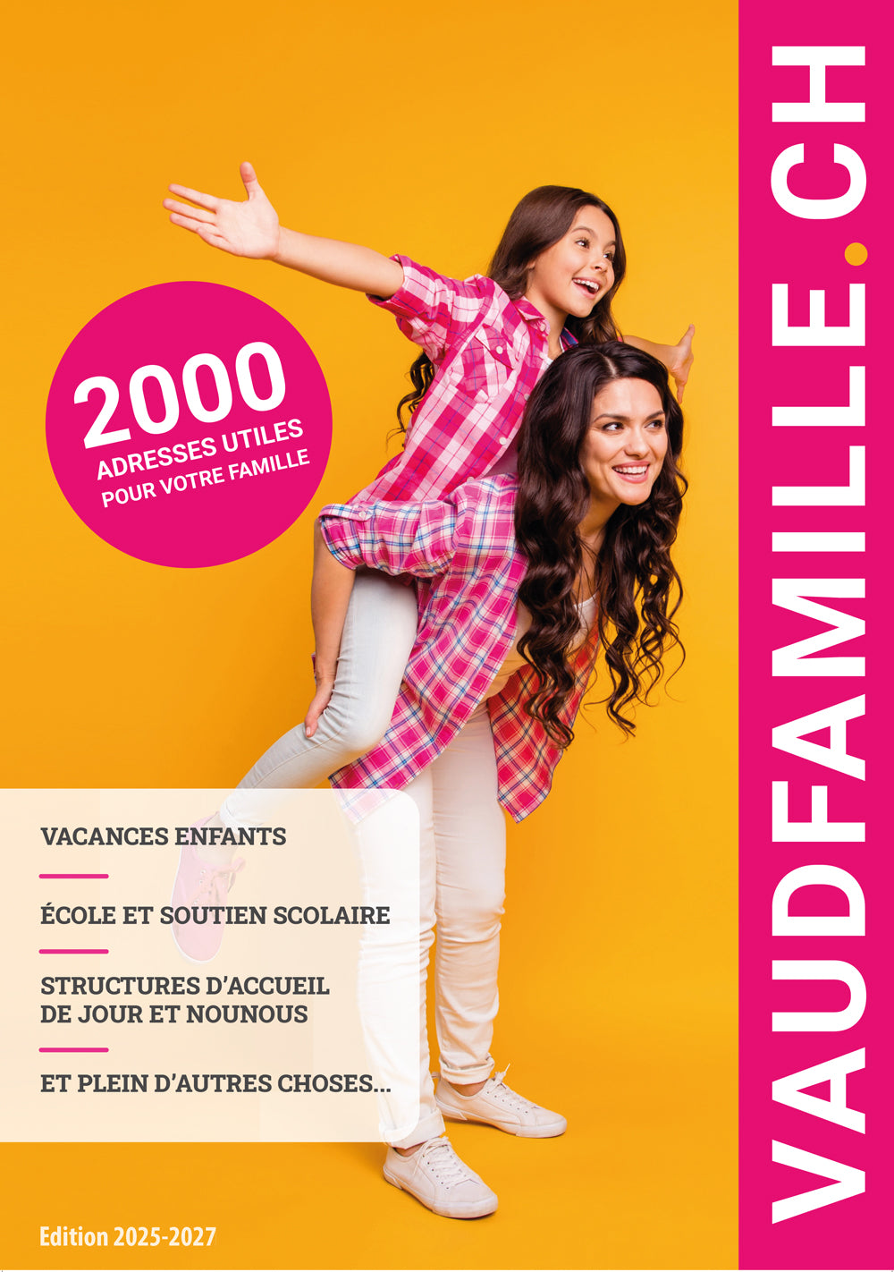 Brochure Vaudfamille: adresses utiles et informations générales. Spécial parents : brochures et magazine La family shop