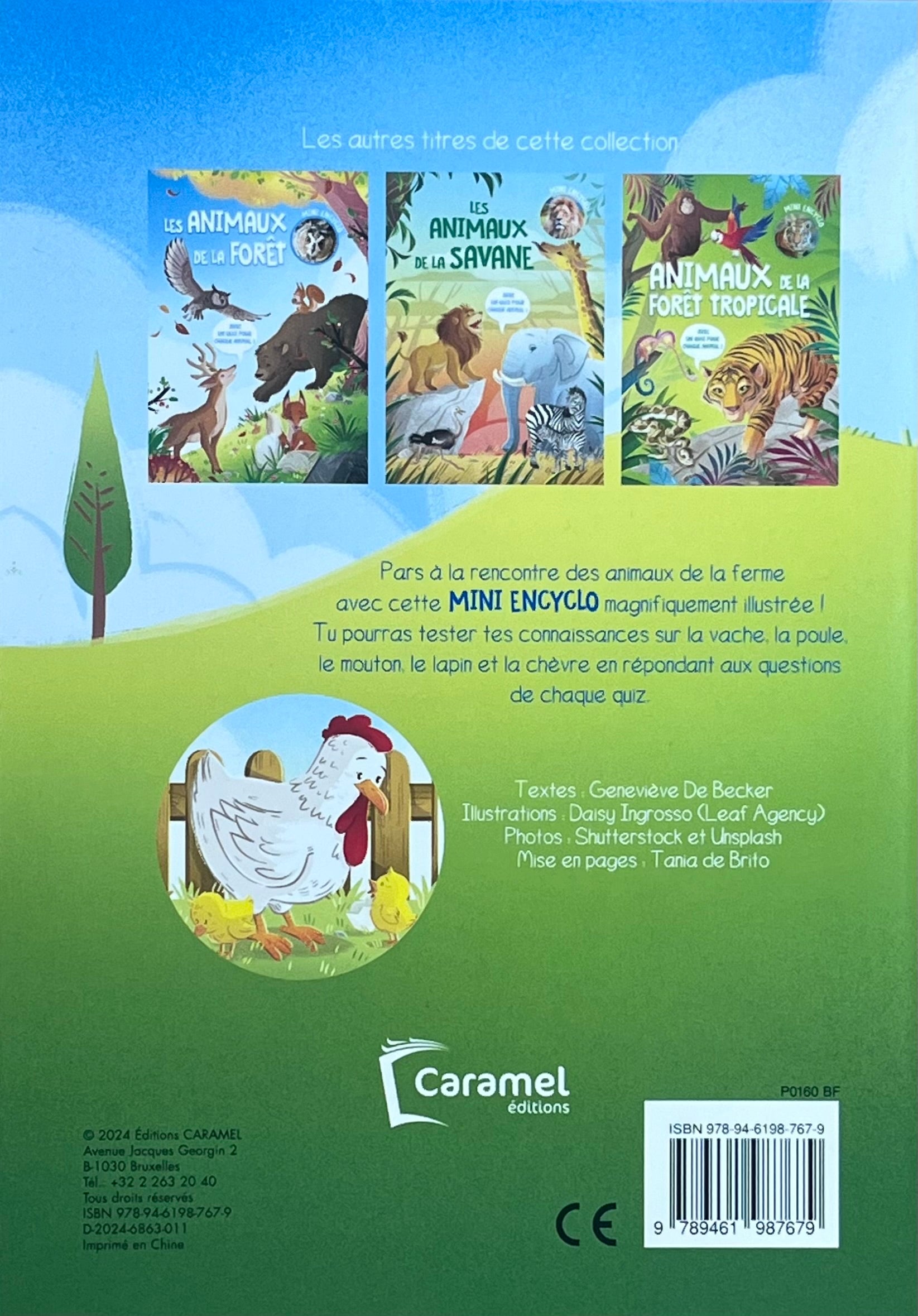 Les animaux de la ferme - Mini Encyclopédie Livres TRansat