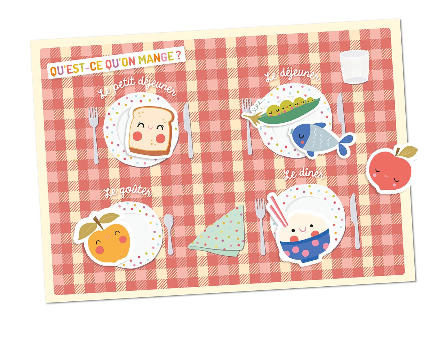 Ma première pochette d'aimants : dans mon assiette Jeux & loisirs créatifs OLF