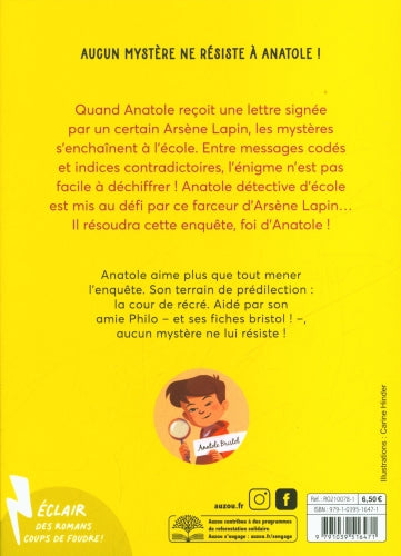 Les enquêtes d'Anatole Bristol T.5 : Anatole contre Arsène Lapin - 7-8 et 9P Livres olf