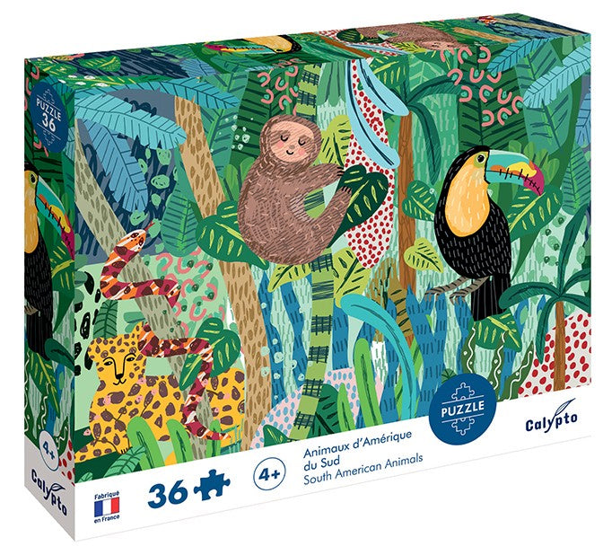 Puzzle Les animaux d'amériques du Sud - Enfant dès 4 ans - 36 pièces
