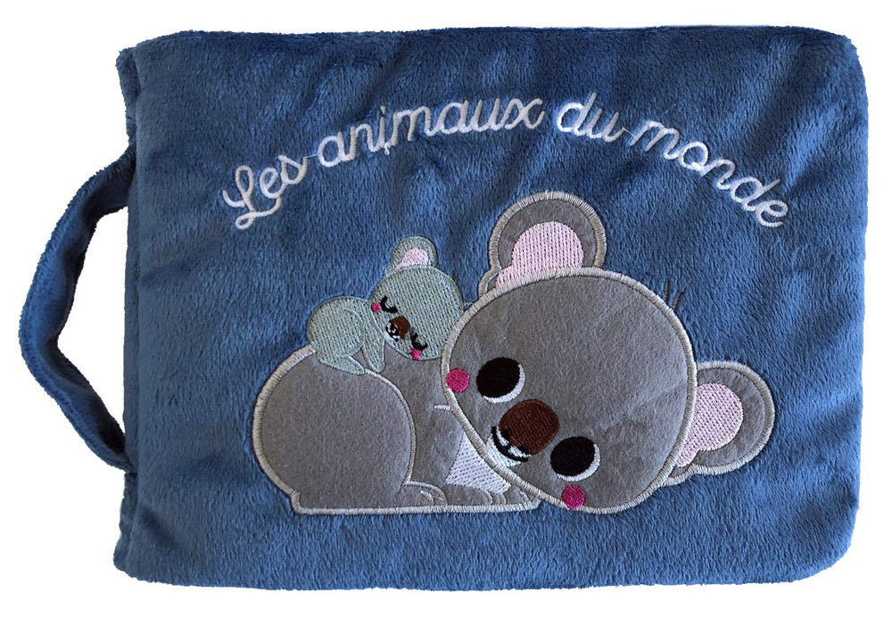 Les animaux du monde - album - livre tissu Livres OLF