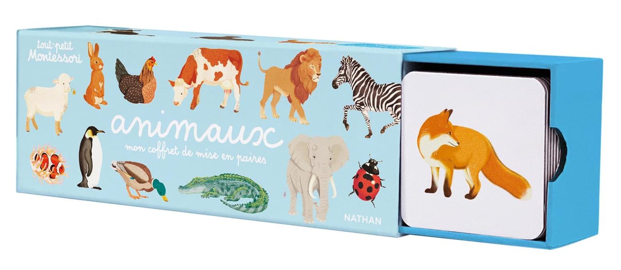 Tout-petit Montessori - Animaux - mon coffret de mise en paires Montessori & Steiner OLF (Interforum)