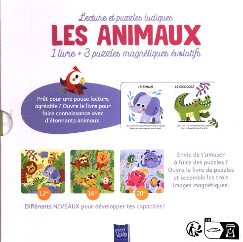 Les animaux - livre et puzzle Livres Dilisco - OLF