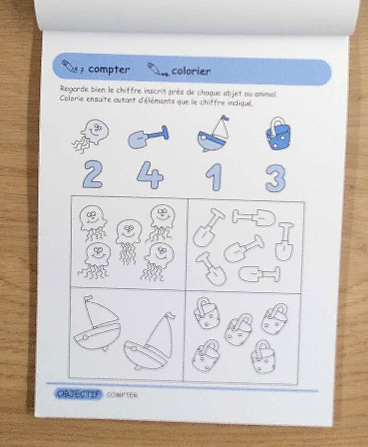 J'apprends les nombres et les mots (5-6 ans) Cahiers de jeux OLF