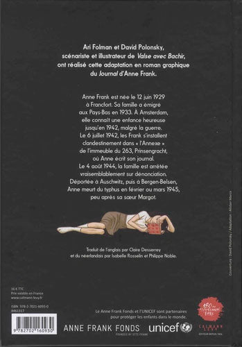 Le journal d'Anne Frank - Album graphique Livres La family shop